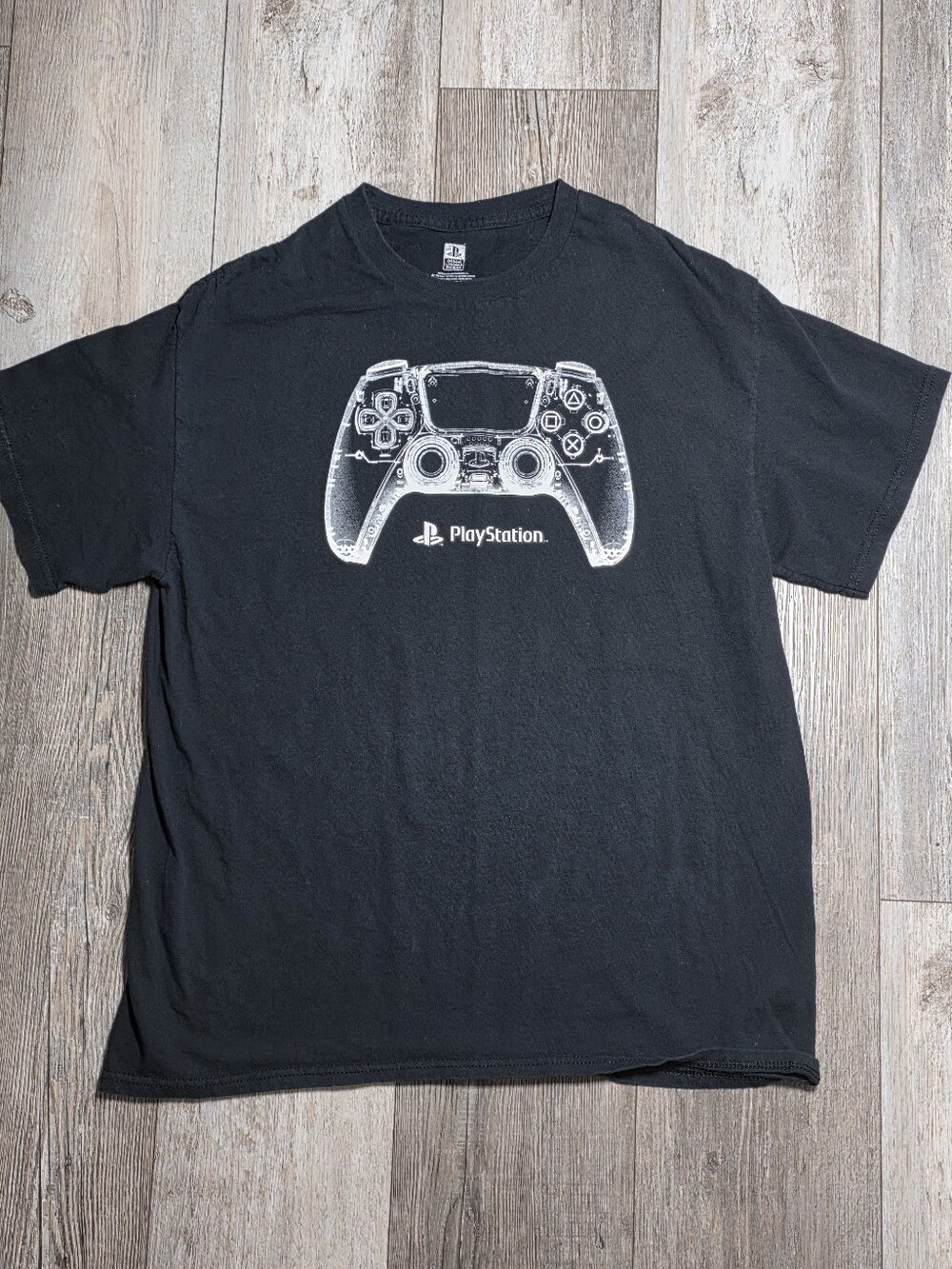 Sony Playstation Official PS5 X-ray Controller Graphic Tee Shirt Sz Lg